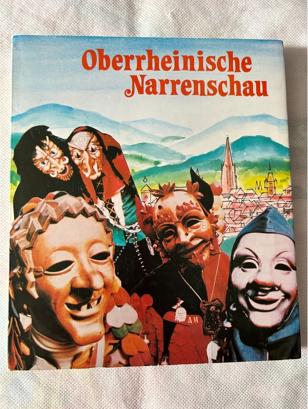 Vintage Rare Oberrheinische Narrenschau Vintage German book 1976 Dust Jacket